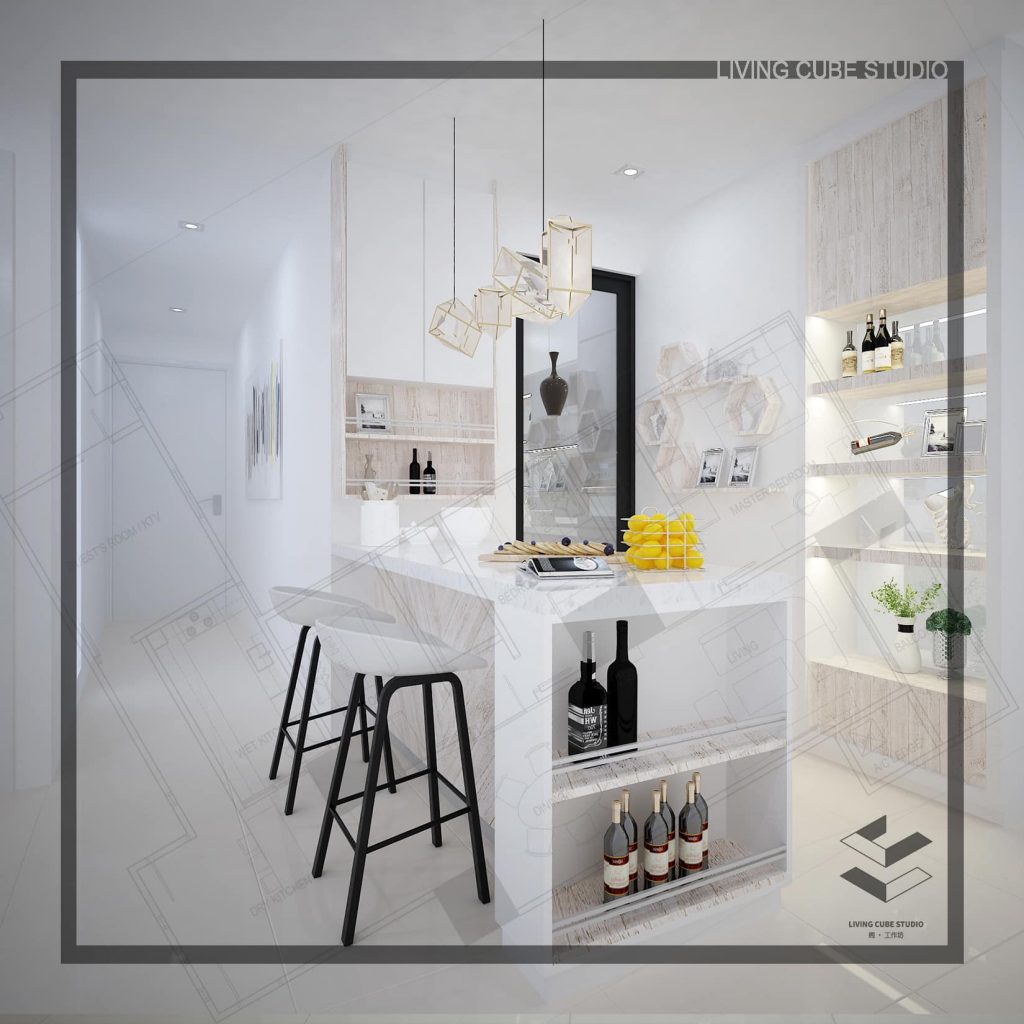 Condo Bennington living cube studio